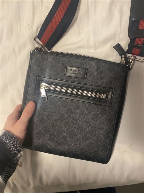 gucci shoulder bag mens cheap|authentic gucci messenger bag.